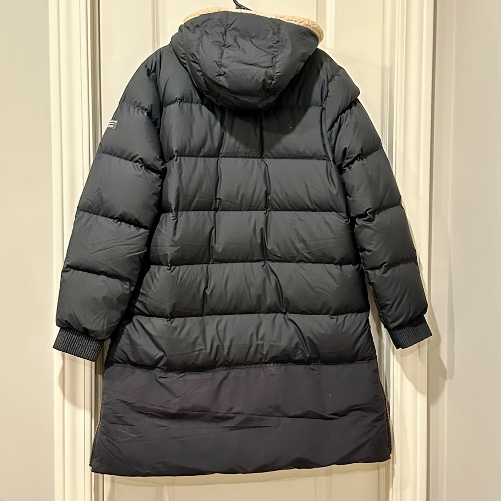 Women's Mountain Classic Down Coat, Sherpa-Lined Black Tan XL✨EUC - Picture 8 of 16